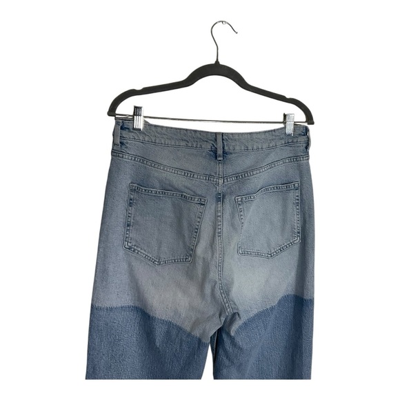 H&M Jeans Womens Size 8 Loose Straight Ankle Light Wash Denim High Rise - Picture 8 of 14